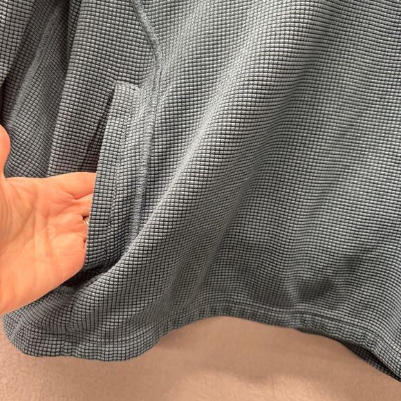 Nike Training Hoodie Mens Large Loose Fit Thermal Dri Fit Pullover Teal Blue - Picture 6 of 10